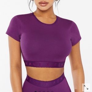 SOLD Savage X Cotton Jersey Crop Top